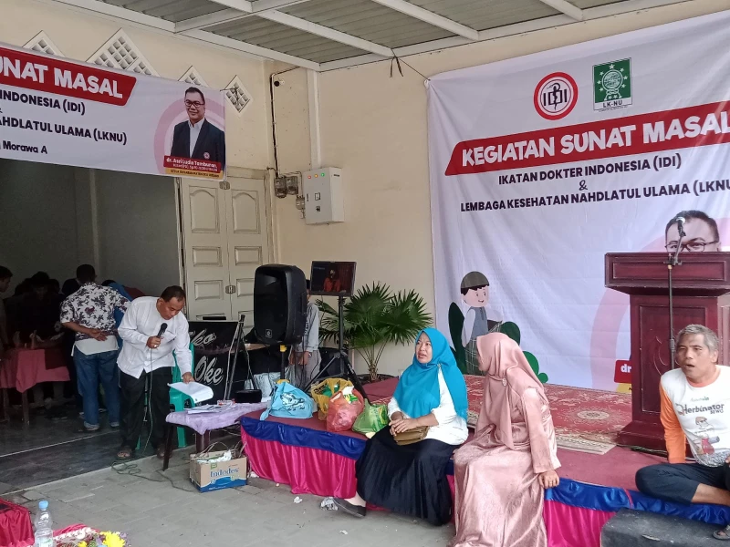 IDI Dan LKNU Deliserdang Giat Sunat Massal Bertempat Di Klinik Haji Mansur Nasution Tanjung Morawa - DigitalMediaPublic