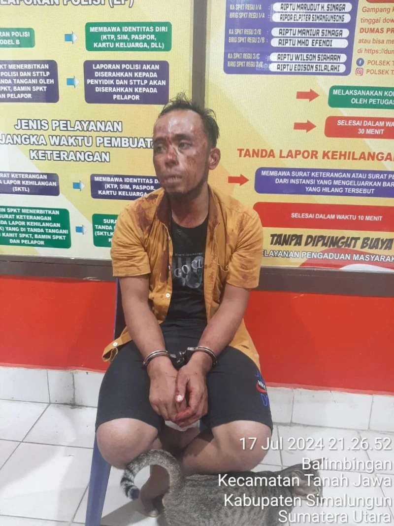 Polsek Tanah Jawa Amankan Pelaku Pencurian Motor,Seorang Pedagang Asal Medan - DigitalMediaPublic